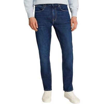 Tommy Hilfiger Vaqueros Hombre Regular Mercer Straight Leg Fit, Azul (Kenai Blue), 28W/30L Tommy Hilfiger Vaqueros Hombre Regular Mercer Straight Leg Fit, Azul (Kenai Blue), 28W/30L