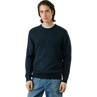 Pepe Jeans Phineas Jersey de Punto, Azul (Dulwich Blue), XL para Hombre, Azul (Dulwich Blue), XL Pepe Jeans Phineas Jersey de Punto, Azul (Dulwich Blue), XL para Hombre, Azul (Dulwich Blue), XL
