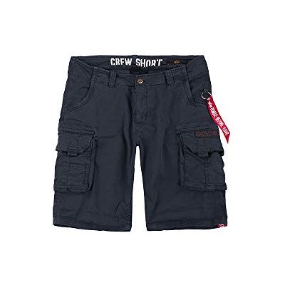 Alpha Pantalones Cortos Crew para Hombre Rep.Blue Alpha Pantalones Cortos Crew para Hombre Rep.Blue