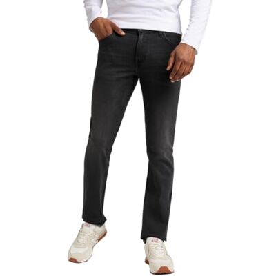 Lee Jeans Hombre Corte Recto Regular Daren Zip Fly Stone Muy Oscuro Lee Jeans Hombre Corte Recto Regular Daren Zip Fly Stone Muy Oscuro