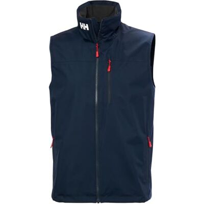 Helly Hansen Hombres Chaleco de tripulación 2.0, Azul Marino, 3XL Helly Hansen Hombres Chaleco de tripulación 2.0, Azul Marino, 3XL