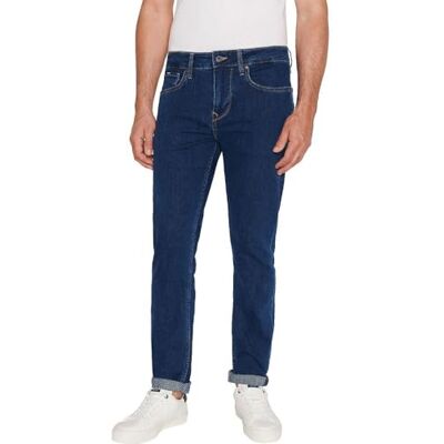Pepe Jeans Slim Jeans para Hombre, Azul (Denim-CT7), 36W / 30L Pepe Jeans Slim Jeans para Hombre, Azul (Denim-CT7), 36W / 30L