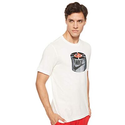 Nike M NSW tee Remix 1 T-Shirt, Hombre, Sail, M Nike M NSW tee Remix 1 T-Shirt, Hombre, Sail, M