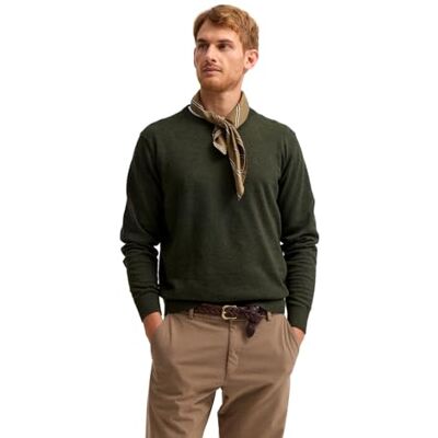 bugatti Suéter para Hombre , Color Verde Oliva, Talla L, 190-oliva, L bugatti Suéter para Hombre , Color Verde Oliva, Talla L, 190-oliva, L