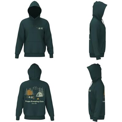 Kappa – Sudadera para Hombre de Corte Regular con Capucha, Bolsillos Laterales, Bordes Acanalados y gráficos Impresos en la Parte Delantera y la Espalda Kappa – Sudadera para Hombre de Corte Regular con Capucha, Bolsillos Laterales, Bordes Acanalados y gráficos Impresos en la Parte Delantera y la Espalda