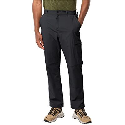 Jack Wolfskin Pantalones Wanderthirst M, Pantalones para Exteriores Hombre, Gris (Fantasma 371), 52 Jack Wolfskin Pantalones Wanderthirst M, Pantalones para Exteriores Hombre, Gris (Fantasma 371), 52