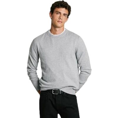 Pepe Jeans New Andre Crew Neck Grey Marl Men S Pepe Jeans New Andre Crew Neck Grey Marl Men S
