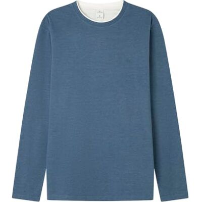SPRINGFIELD Oxford Melange Double Crew Neck L/S Jersey with Tree Embroidery Sudadera Oxford Hombre (Pack de 1) SPRINGFIELD Oxford Melange Double Crew Neck L/S Jersey with Tree Embroidery Sudadera Oxford Hombre (Pack de 1)