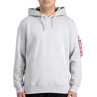 Alpha Back Print Hoodie M Alpha Back Print Hoodie M