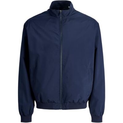 JACK & JONES Jjecharge Stand Collar Bomber Noos, Blazer Azul Marino, X_s Hombre, Blazer Azul Marino, XS JACK & JONES Jjecharge Stand Collar Bomber Noos, Blazer Azul Marino, X_s Hombre, Blazer Azul Marino, XS