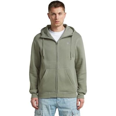 G-STAR Raw C.V. Premium Core Hooded Zip Sweater Sudadera, Verde (Lt Orphus -c235-b441), L Hombre G-STAR Raw C.V. Premium Core Hooded Zip Sweater Sudadera, Verde (Lt Orphus -c235-b441), L Hombre