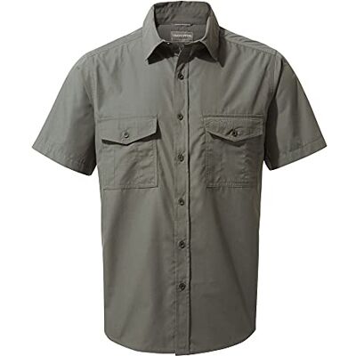 Craghoppers Kiwi Short Sleeve Shirt, Camiseta para Senderismo Hombre, Dark Grey, 60 Craghoppers Kiwi Short Sleeve Shirt, Camiseta para Senderismo Hombre, Dark Grey, 60
