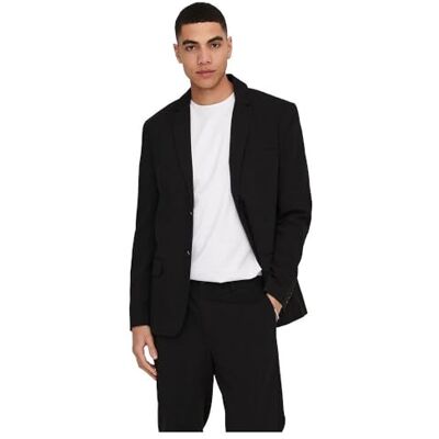 Only & Sons Onseve 2BTN 0071 Blazer Noos Sakko para Hombre, Negro, 52 Only & Sons Onseve 2BTN 0071 Blazer Noos Sakko para Hombre, Negro, 52