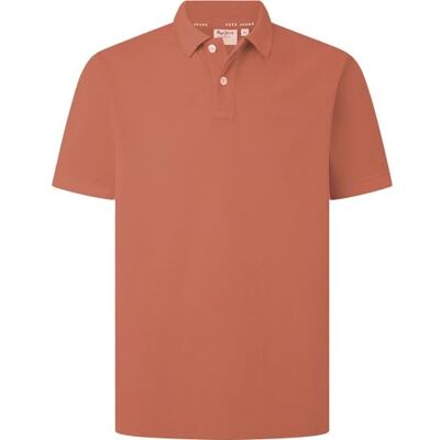 Pepe Jeans New Oliver GD, Camisa Polo Hombre, Orange (Cedar Wood Brown), Pepe Jeans New Oliver GD, Camisa Polo Hombre, Orange (Cedar Wood Brown),