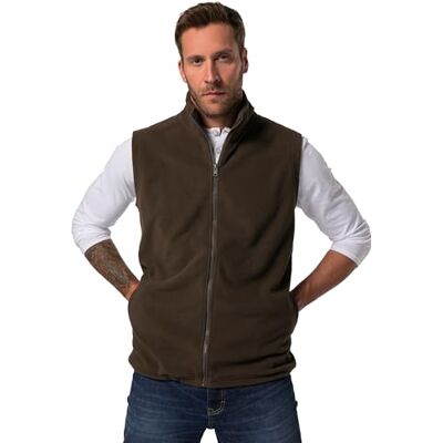 JP 1880 Chaleco polar outdoor, cuello alzado avellana 8XL 110-8XL JP 1880 Chaleco polar outdoor, cuello alzado avellana 8XL 110-8XL