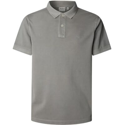 Pepe Jeans New Oliver GD Polo para Hombre, Gris (Gris), L, Gris, L Pepe Jeans New Oliver GD Polo para Hombre, Gris (Gris), L, Gris, L