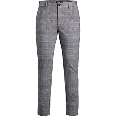 JACK & JONES Male Chino Marco Phil a Cuadros, marrón, 30W x 34L JACK & JONES Male Chino Marco Phil a Cuadros, marrón, 30W x 34L