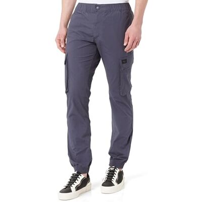 Calvin Pantalones Cargo Ajustados para Hombre, Tinta De La India, 28W Calvin Pantalones Cargo Ajustados para Hombre, Tinta De La India, 28W