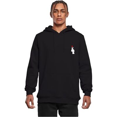 Tee Sudadera con Capucha de los Hombres, 65% Algodón 35% Poliéster, Negro, XS Tee Sudadera con Capucha de los Hombres, 65% Algodón 35% Poliéster, Negro, XS