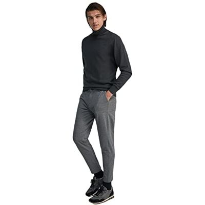 SPRINGFIELD Pantalón Chino Slim Fit Pantalones, Gris Oscuro (Dark Grey), 42 Hombre SPRINGFIELD Pantalón Chino Slim Fit Pantalones, Gris Oscuro (Dark Grey), 42 Hombre