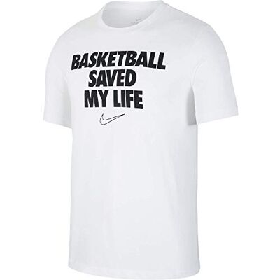 Nike Dry Verbiage, Camiseta Hombre, White, XXL Nike Dry Verbiage, Camiseta Hombre, White, XXL