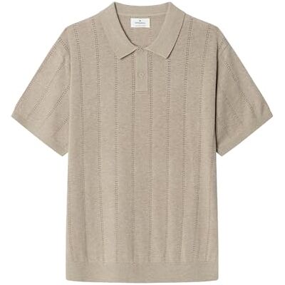SPRINGFIELD S/S Open Work Polo Knitwear Hombre (Pack de 1) SPRINGFIELD S/S Open Work Polo Knitwear Hombre (Pack de 1)