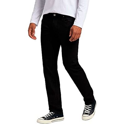 Lee Daren Zip Fly Vaqueros, Clean Black, 32W / 36L Hombre Lee Daren Zip Fly Vaqueros, Clean Black, 32W / 36L Hombre