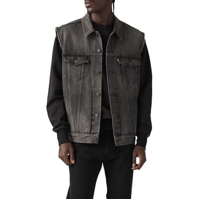 Levi's Relaxed Trucker Vest Night Owl Vest Levi's Relaxed Trucker Vest Night Owl Vest