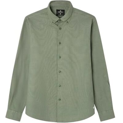 SPRINGFIELD Daily Structure Tricolor Shirt Camisa, Caqui, S para Hombre SPRINGFIELD Daily Structure Tricolor Shirt Camisa, Caqui, S para Hombre