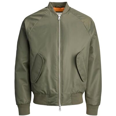 JACK & JONES Jcomotion Bomber Jacket, marrón, M Hombres JACK & JONES Jcomotion Bomber Jacket, marrón, M Hombres