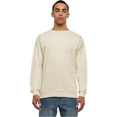 Urban Classics Sweat Crewneck Sudadera, arena, L para Hombre Urban Classics Sweat Crewneck Sudadera, arena, L para Hombre