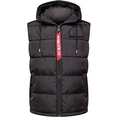 Alpha chaleco con capucha FD para hombre Black Alpha chaleco con capucha FD para hombre Black