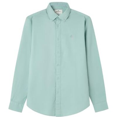 SPRINGFIELD New Structure Shirt with Tree Embroidery Camisa, Verde, L para Hombre SPRINGFIELD New Structure Shirt with Tree Embroidery Camisa, Verde, L para Hombre