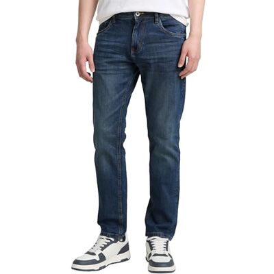 TOM TAILOR Jeans, 10281-Mid Stone Wash Denim, 33W / 34L Hombres TOM TAILOR Jeans, 10281-Mid Stone Wash Denim, 33W / 34L Hombres