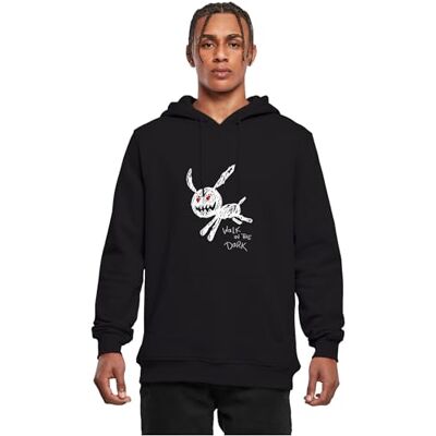 Tee Sudadera con Capucha de los Hombres, 65% Algodón 35% Poliéster, Negro, XL Tee Sudadera con Capucha de los Hombres, 65% Algodón 35% Poliéster, Negro, XL