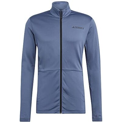 Adidas MT Full Z Fleec Sweatshirt Hombre Wonder Steel Tamaño XS Adidas MT Full Z Fleec Sweatshirt Hombre Wonder Steel Tamaño XS