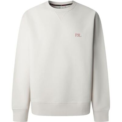 Pepe Jeans Garret Crew Sudadera, Beige (Blanco Marfil), XL para Hombre Pepe Jeans Garret Crew Sudadera, Beige (Blanco Marfil), XL para Hombre