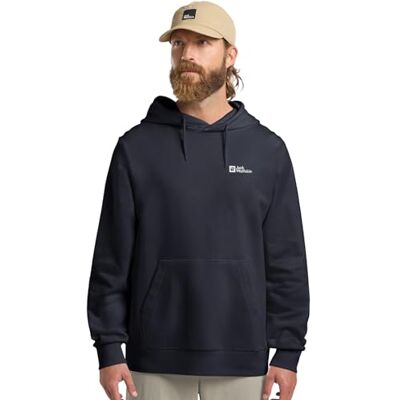 Jack Wolfskin Essential Hoodie M Sudadera con Capucha Hombre (Pack de 1) Jack Wolfskin Essential Hoodie M Sudadera con Capucha Hombre (Pack de 1)