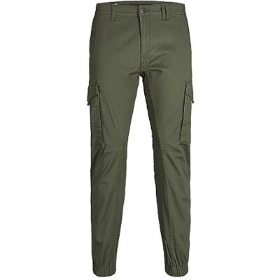 JACK & JONES Cargo Trousers Slim Fit Cargo Trousers Corte entallado, liso, informal, máx. Lavar a 40 °C en programa para prendas delicadas JACK & JONES Cargo Trousers Slim Fit Cargo Trousers Corte entallado, liso, informal, máx. Lavar a 40 °C en programa para prendas delicadas