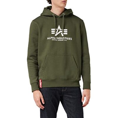 Alpha Basic Sudadera con Capucha, Hombre, Verde (Dark Petrol 353), XL Alpha Basic Sudadera con Capucha, Hombre, Verde (Dark Petrol 353), XL