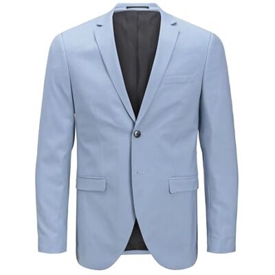 JACK & JONES Blazer JPRFRANCO Super Slim Fit Blazer Hombre, Ashley Blue, 50 JACK & JONES Blazer JPRFRANCO Super Slim Fit Blazer Hombre, Ashley Blue, 50