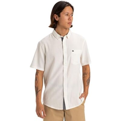 Quiksilver , Time Box Jersey, Hombres, XXL, Snow White Quiksilver , Time Box Jersey, Hombres, XXL, Snow White