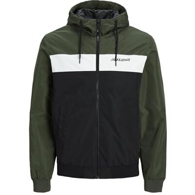JACK & JONES Jjerush Hood Bomber Noos Pls Chaqueta bomber Hombre JACK & JONES Jjerush Hood Bomber Noos Pls Chaqueta bomber Hombre