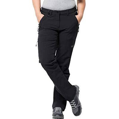 Jack Wolfskin Pantalones elásticos para Mujer Activate XT Women, Mujer, Pantalones elásticos Softshell, , Negro, 84 Jack Wolfskin Pantalones elásticos para Mujer Activate XT Women, Mujer, Pantalones elásticos Softshell, , Negro, 84