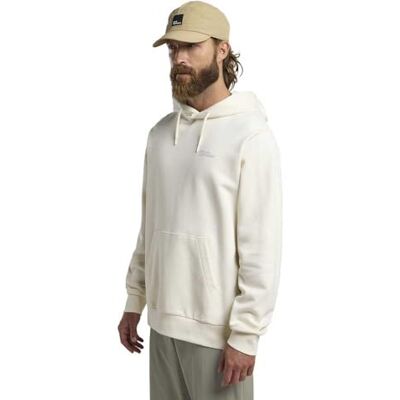 Jack Wolfskin Essential Hoodie M Sudadera con Capucha, algodón Blanco, L para Hombre Jack Wolfskin Essential Hoodie M Sudadera con Capucha, algodón Blanco, L para Hombre