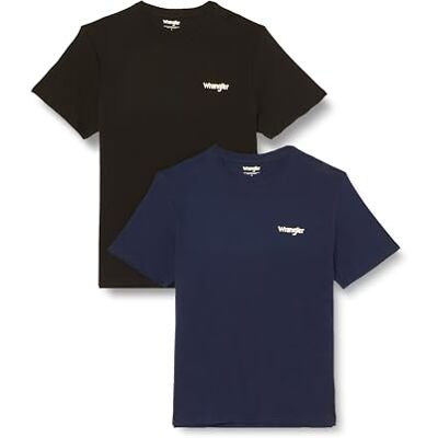 Wrangler Camiseta para Hombre, Azul capitán, M Wrangler Camiseta para Hombre, Azul capitán, M