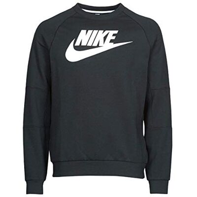 Nike Modern CRW Flece Sudadera, Blanco/Negro, Extra-Large para Hombre Nike Modern CRW Flece Sudadera, Blanco/Negro, Extra-Large para Hombre
