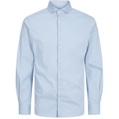 JACK & JONES Camisa casual elástica Blajaxon para hombre , XL JACK & JONES Camisa casual elástica Blajaxon para hombre , XL
