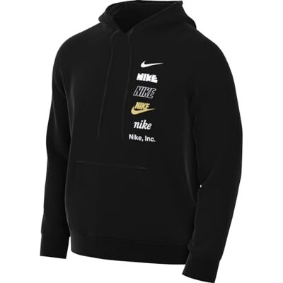 Nike M NK Club+ BB PO Hoodie MLOGO Sweatshirt Hombre Negro Tamaño M Nike M NK Club+ BB PO Hoodie MLOGO Sweatshirt Hombre Negro Tamaño M