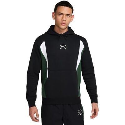 Nike Sudadera con Capucha Air para Hombre, Black/Fir/White/White, , S Nike Sudadera con Capucha Air para Hombre, Black/Fir/White/White, , S
